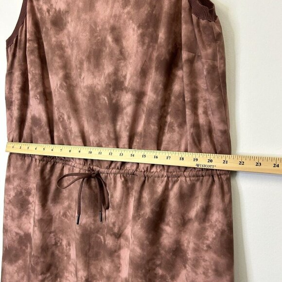 Athleta Rincon Drawstring Dress Womens Size 2X Rose Sleeveless Travel - Picture 6 of 10